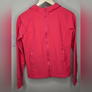 All In Motion Bright Coral Hooded Jacket Youth Size L